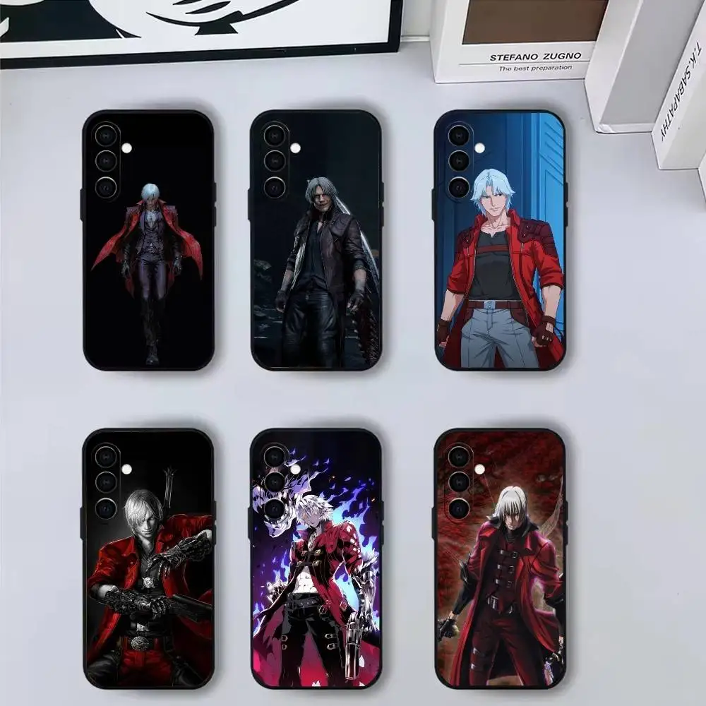 

Game t-theme D-Dante D-Devil Phone Case Black Silicone Soft For Samsung Galaxy A73,A72,A71,A70,A53,A52,A51