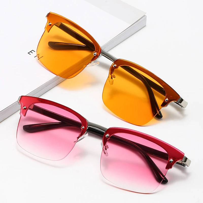 

Женские и мужские квадратные солнцезащитные очки в стиле ретро, цветные, модные, винтажные, прямоугольные, унисекс ﻿