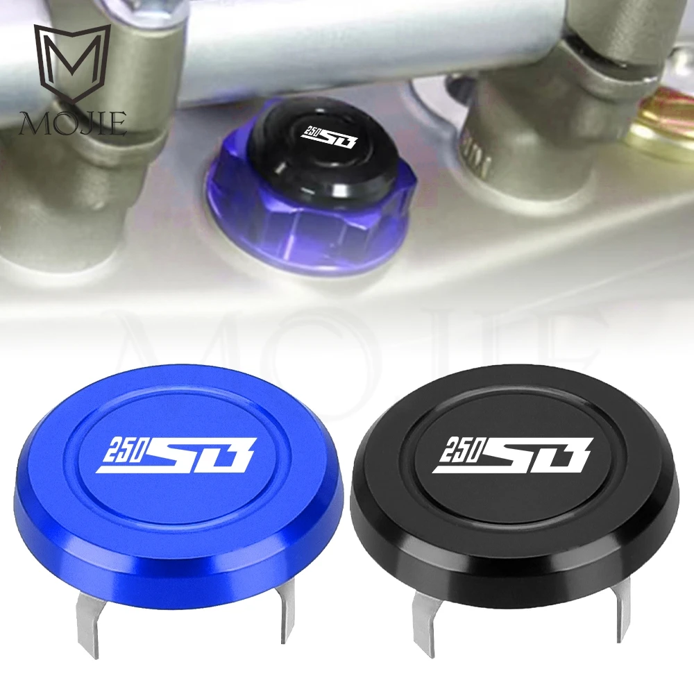 

For SUZUKI 250SB 250 SB 2002 2003 2004 2005 2006 Motorcycle Aluminum HandleBar Stem Shaft Decorative Cover Steering Stem Nut Cap