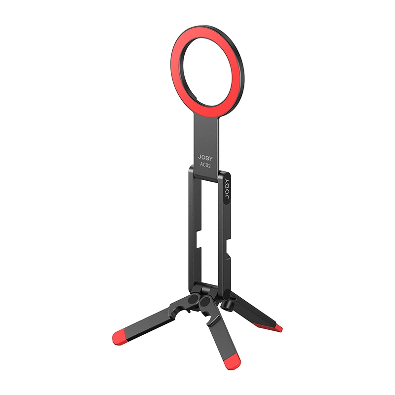 JOBY AC02 Magnetische Tripod Dubbelzijdige Snap Mini Smartphonehouder voor Magsafe iPhone 17 16 15 Opvouwbare Bureaustandaard Livestream