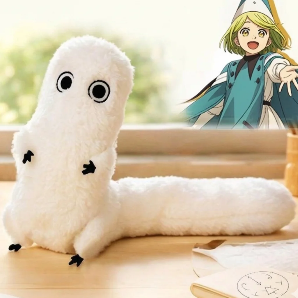 Witch Hat Atelier Plush Cosplay Accessories Anime Costume DIY Fudeworm Kawaii Posable Stuffed Doll Soft Anime Collectible Figure
