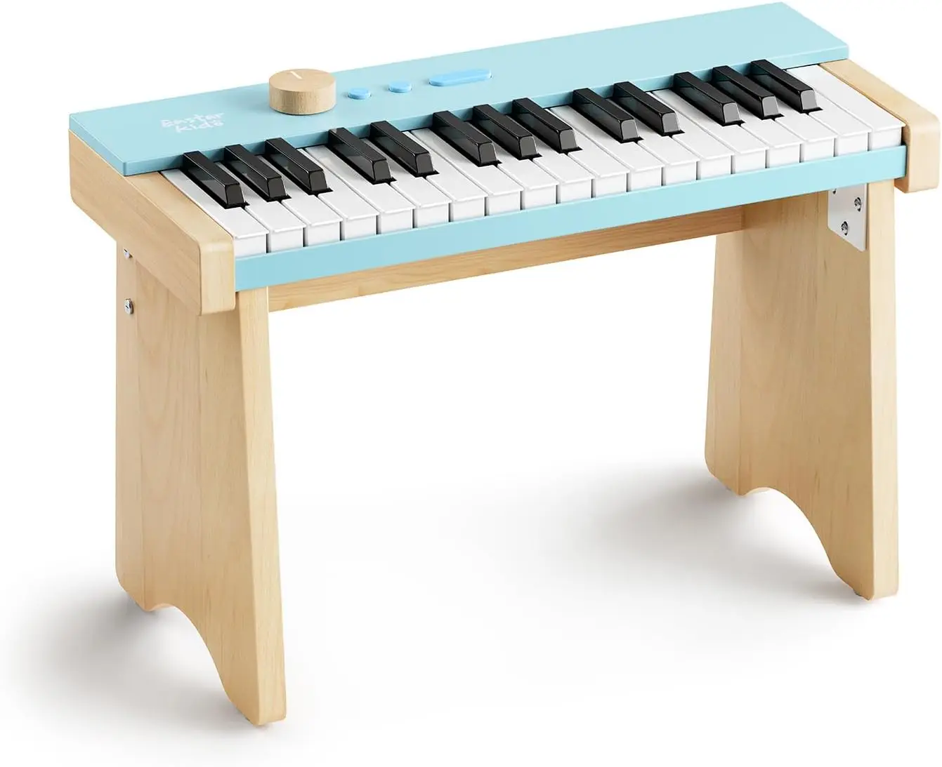 32-Key Kids Digital Piano Keyboard, Mini Wood Keyboard Piano, Musical Educational Instrument for Beginners, Electronic Piano Toy for Children