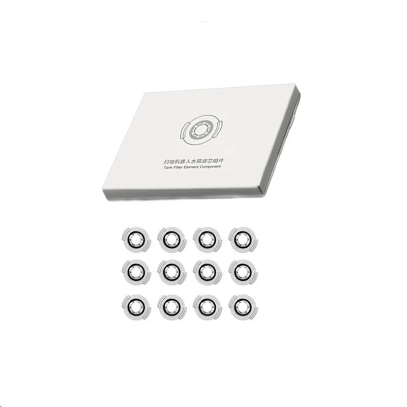 Xiaomi Roborock掃除機用の浄水器,12個,s5,s50,s51,s55,s6,s60,s65,s6,pure 1 s,2s,miロボット掃除機用のスペアパーツ