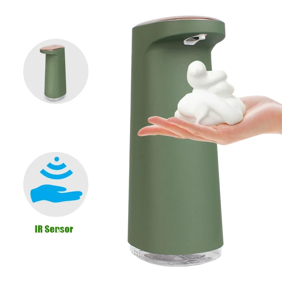 Hot Sale Non-Contact Auto-Sensing USB Charged Abs Hand Washing Convenience Table Foaming Soap Dispenser