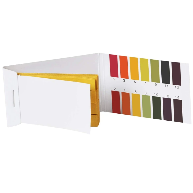 2 Set 160 Strips 1-14 PH Litmus Paper Ph Test Strips Water Cosmetics Soil PH Test Paper Strips With Control Card