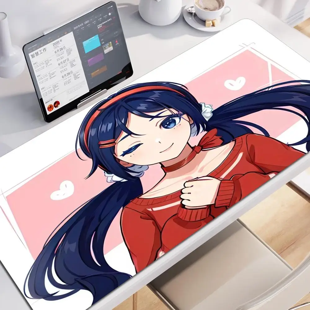 MiSide Anime Large Gaming Mouse Pad, Anti‑Slip Rubber Desk Mat Keyboard Pad for Laptop Computer Home Gaming Desktop Decor