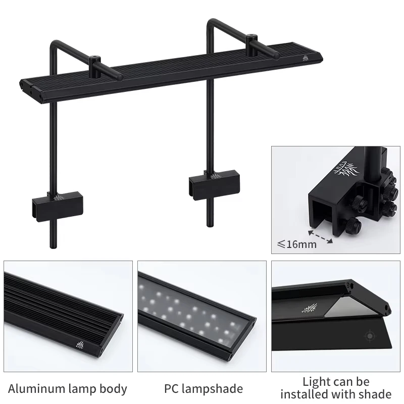 WEEK AQUA LED M Series RGB+UV Aquarium Light, Nano Aquarium Light