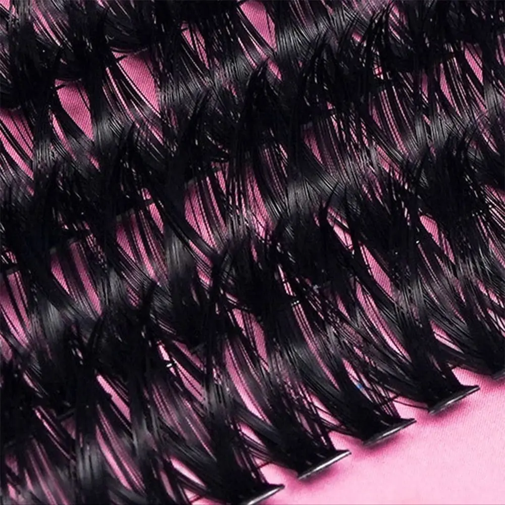 Korean Style DIY False Eyelashes Comic Eye 3D D-Curl Lashes Lashes Extension DIY Hot Melt Single Cluster Makeup Tool