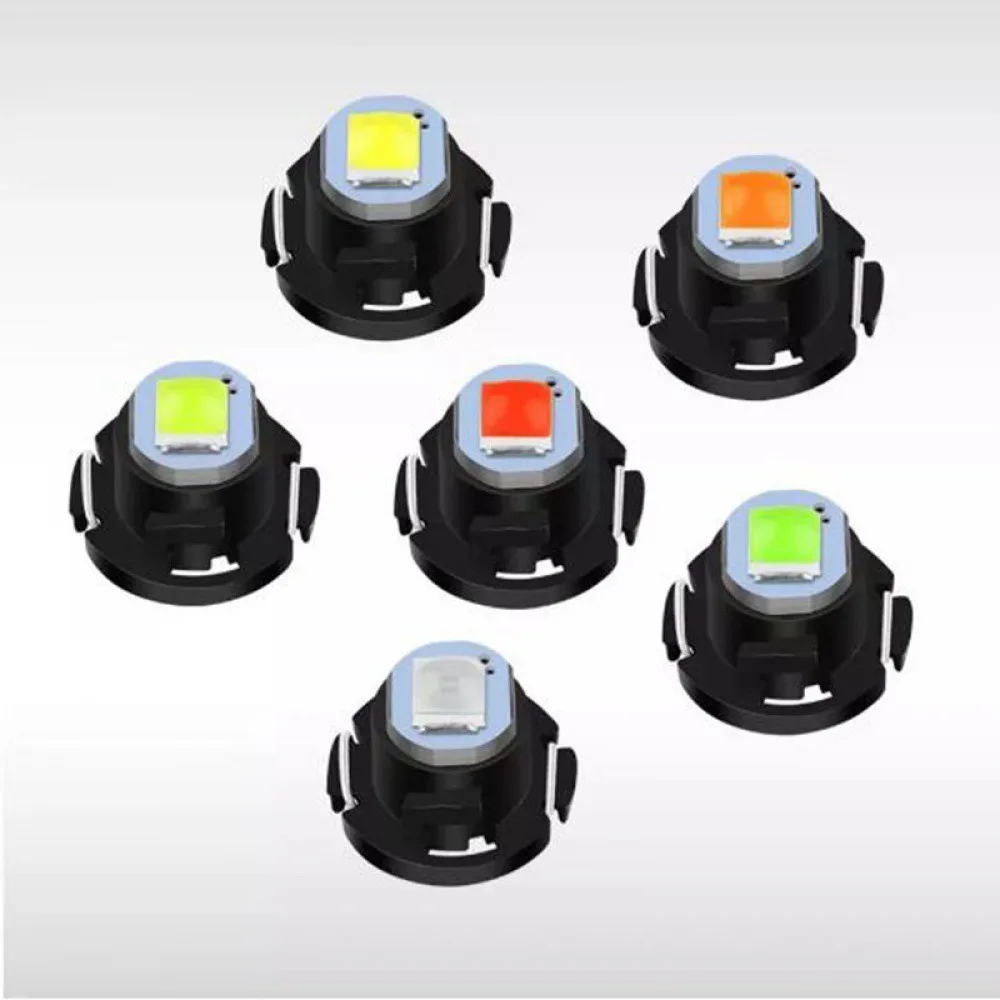 T3 LED Tube Light Auto Accessories 1210 1SMD W3W Car LED Lamp 12V Car Dashboard Bulb