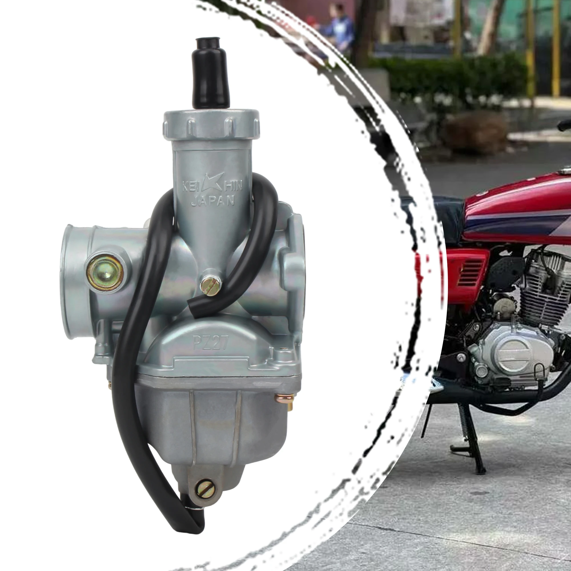 PZ27  Motorcycles Manual Carburetor For CG125 CG150 CG200 TR250 175CC 200cc 250c TXM155 ATC200X AKT150 ATV Go Kart Dirt Bike