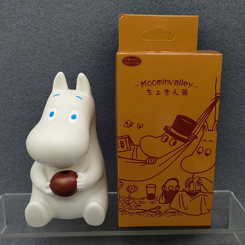 Figura de Anime Moomin Fat Family Snufkin Little My Snorkmaiden modelo alcancía juguetes figuras colección adornos regalos para niños