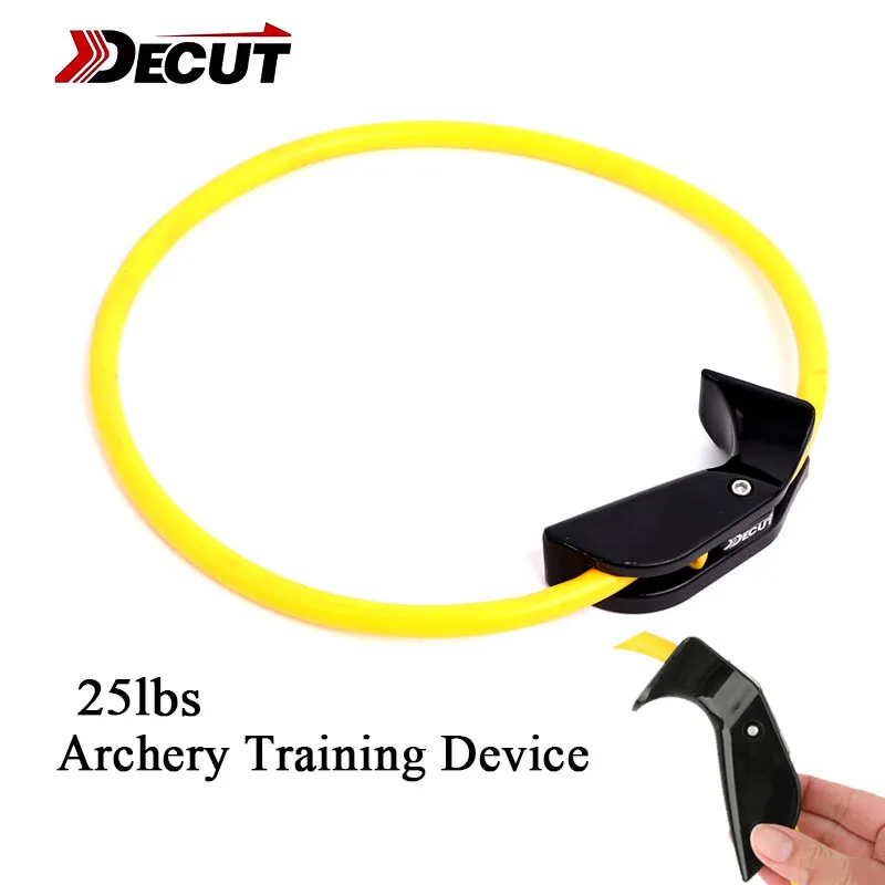 Archery 25lbs Training Device Beginners Shooting Posture Training Equipment Fitness Rally Band for Outdoor Sports Accessories