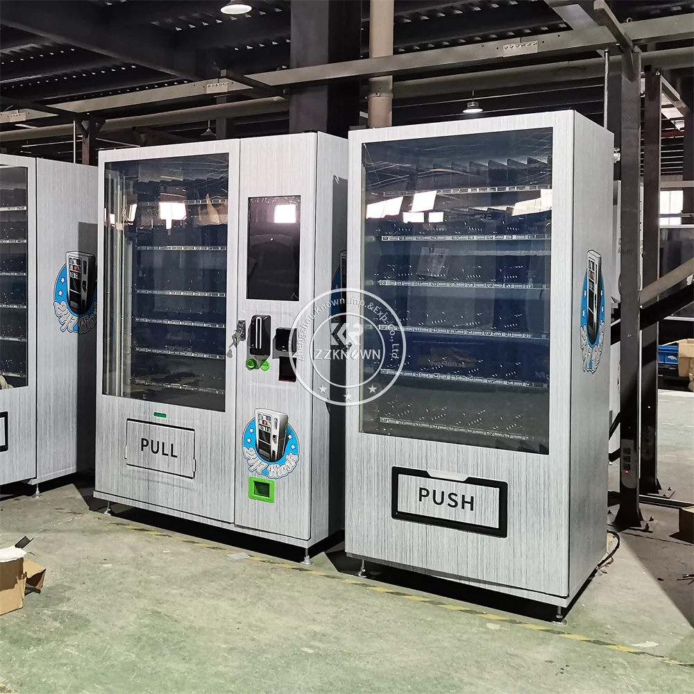 Touch Screen Vending Machine Customized Refrigerated Shopping Vending Machine For Sale