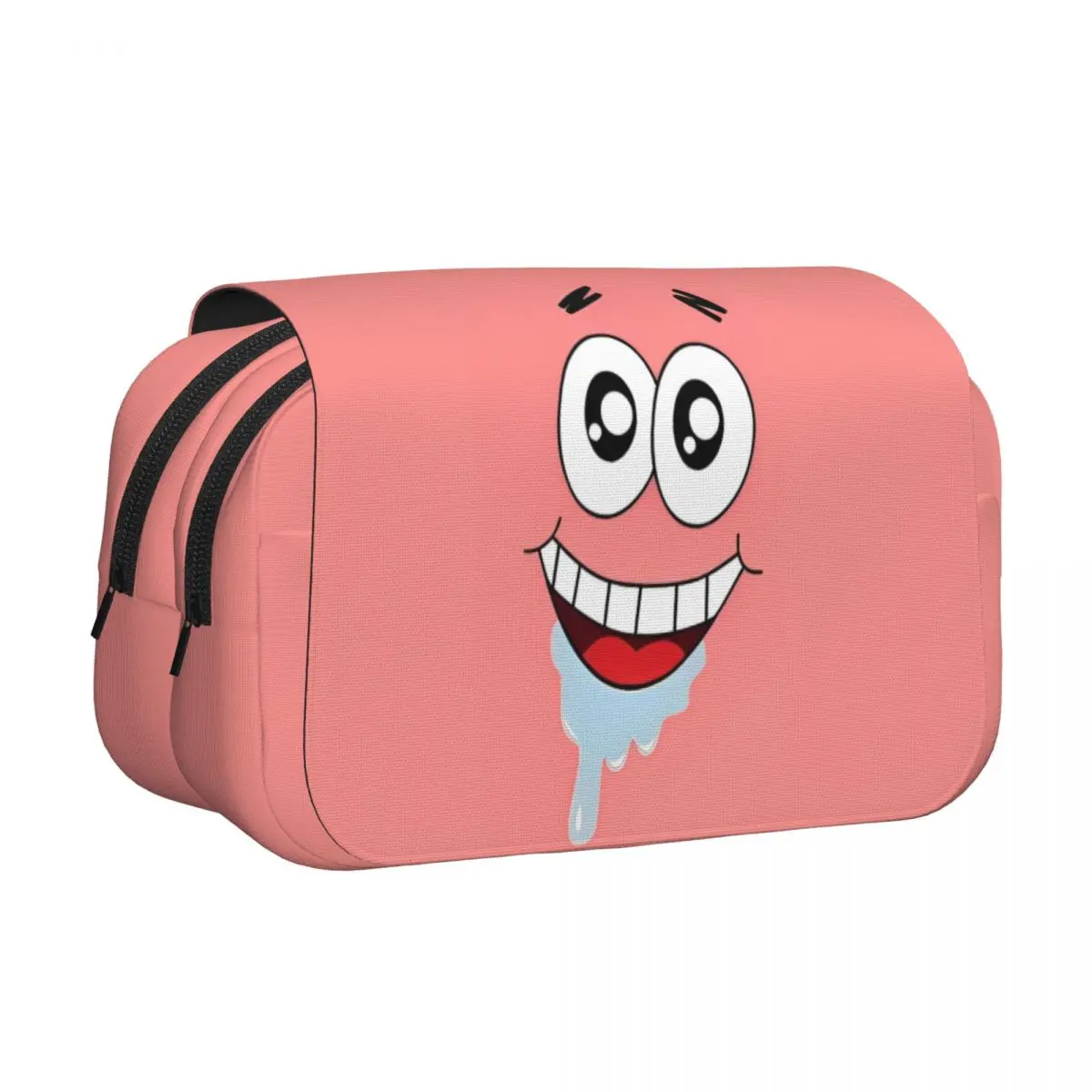 

Двойной пенал-раскладушка с Губкой Бобом, мультяшный пенал для студентов, школьный пенал, офисный подарок, канцелярские принадлежности