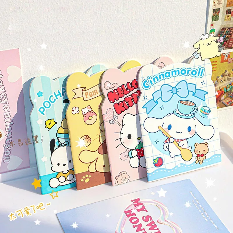 20pcs/lot Sanrio Kuromi Melody Notebook Mini Kitty Pochacco Note Book Diary Planner Notepad Memo pad Stationery School Supply