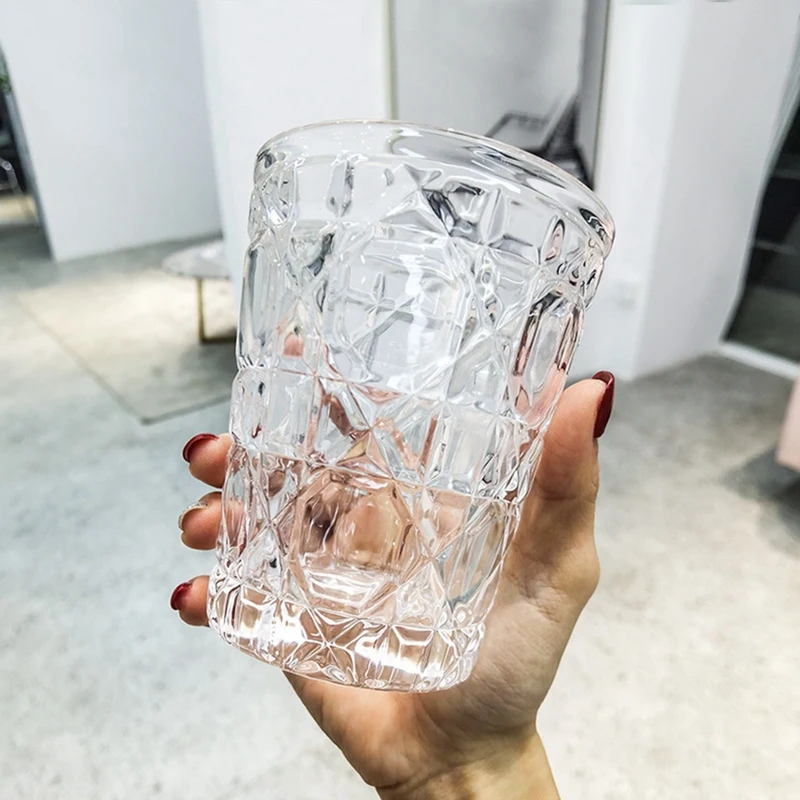 

INW-0eWhisky Glass Beer Glass Handmade Crystal Carving Glass European Style Kawai Household Drinking