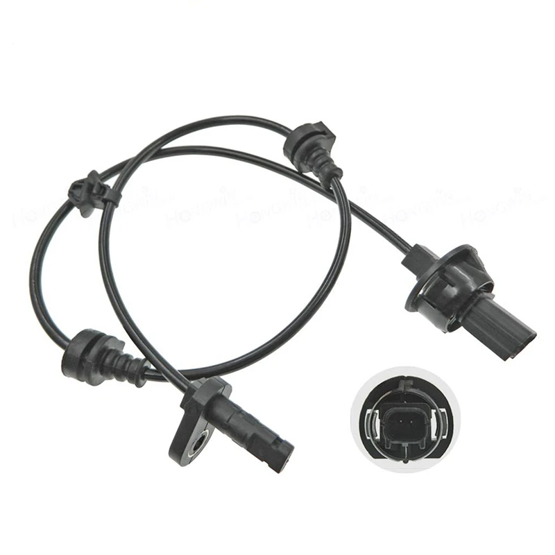 2 PCS 57455-T5A-013 57450-T5A-013 Front Left + Right ABS Wheel Speed Sensor Black ABS For Honda City Fit 1.5L 15-19