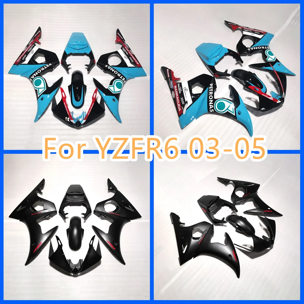 

Комплект обтекателей для Yamaha YZF R6 03 04 05, комплект обтекателей для велосипеда YZF-R6 2003 2004 2005, АБС-пластик, кузов ZXMT