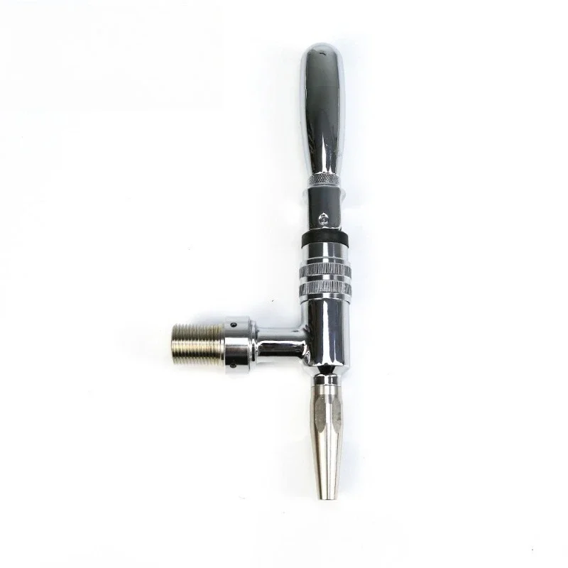 Premium 304 Stainless Steel Nitrogen Coffee Tap Homebrew Beer Dispensing Spout Draft Beverage Faucet Replacement Accessory