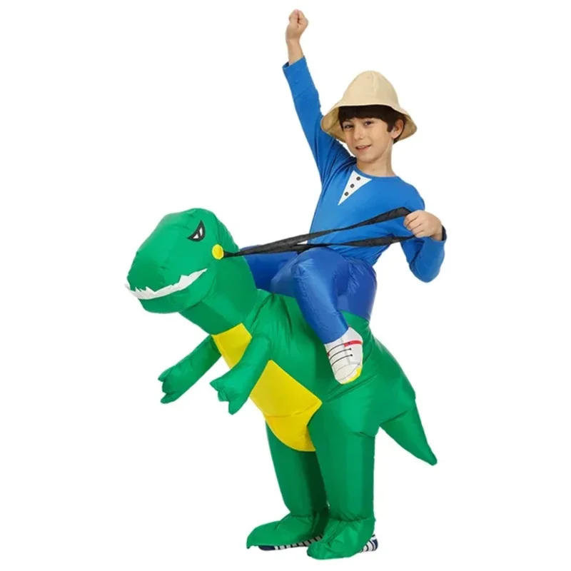 Cosplay Adult Kids Alien Inflatable Dinosaur Costume Boys Girl Party Costume Funny Suit Anime Fancy Dress Halloween Costume