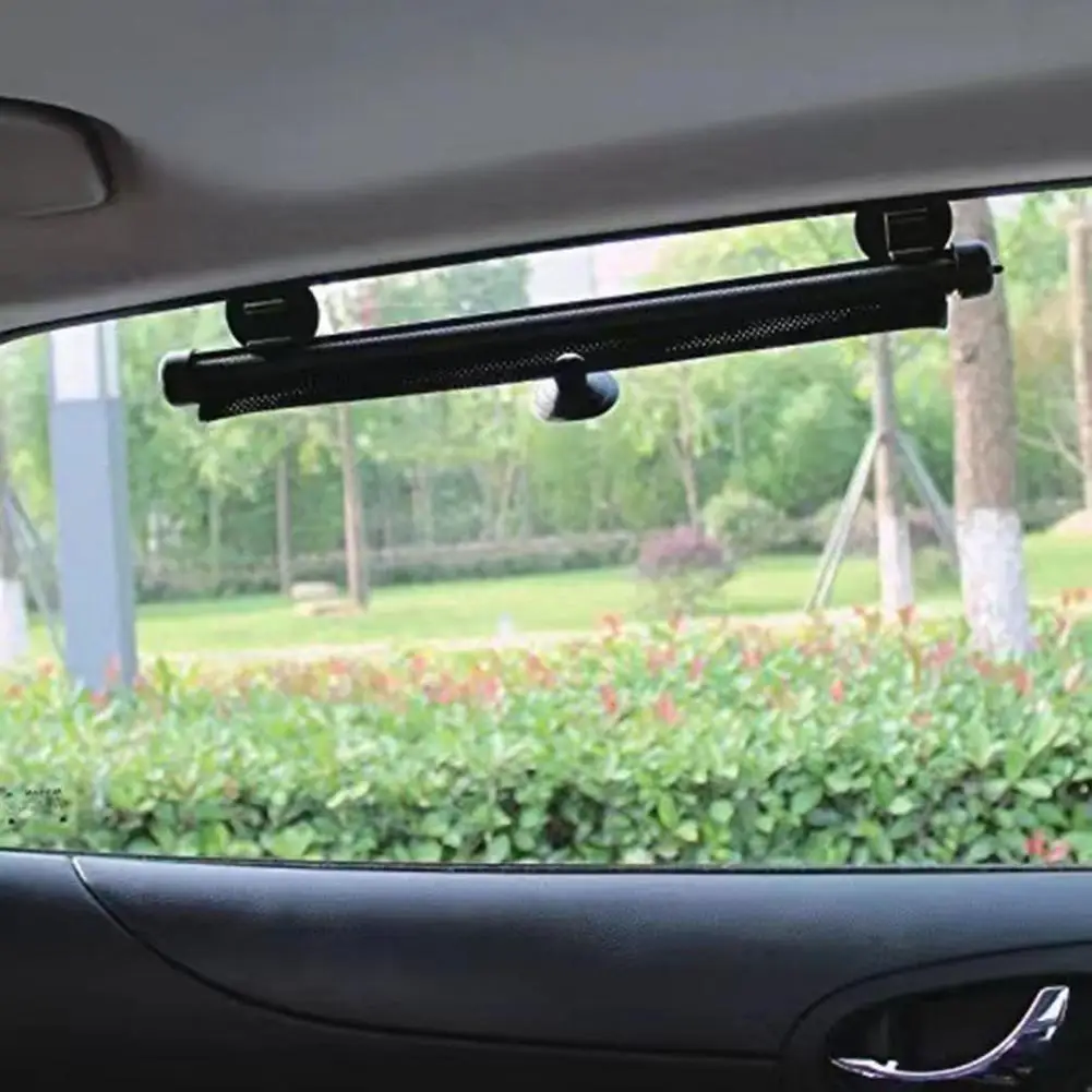 Multifunctional Suction Cup Sunshade 2pcs Car Sunshade Side Window Covers with Suction Cups Hooks Baby Roller Vehicle Shades Uv