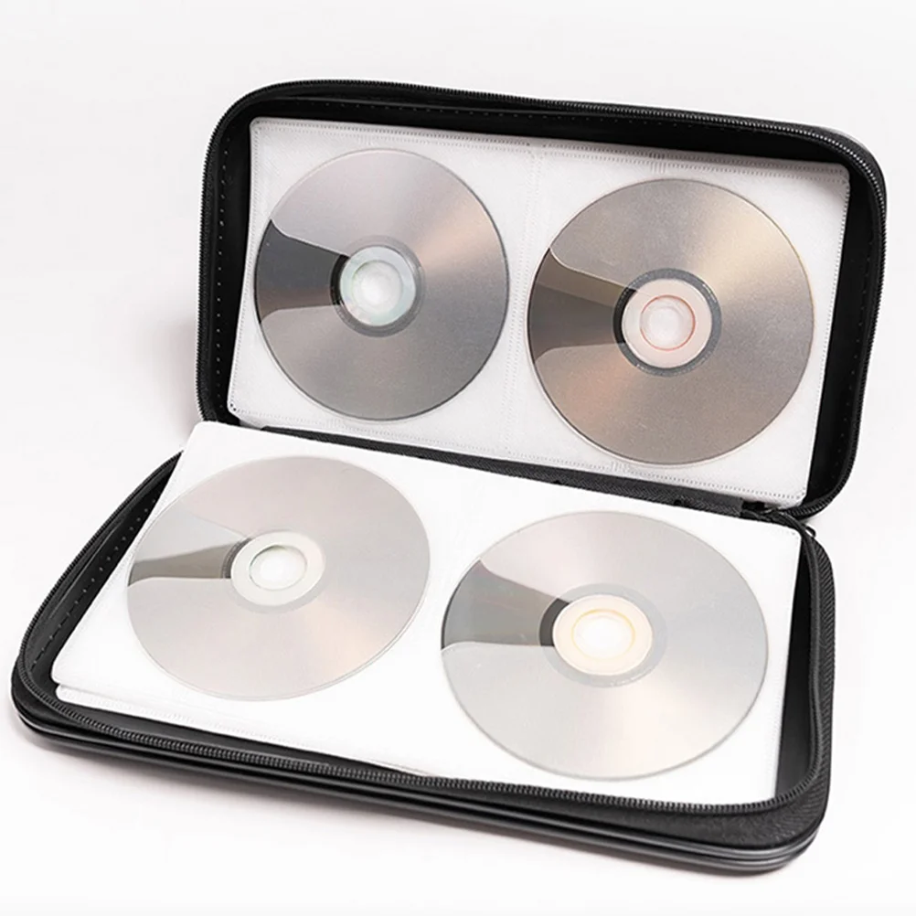 80 pcs cd Fall Kapazität cds Halter Aufbewahrung sbox quadratischer Reiß verschluss Trage tasche DVD Stoff Organizer Halter Fälle Reisen