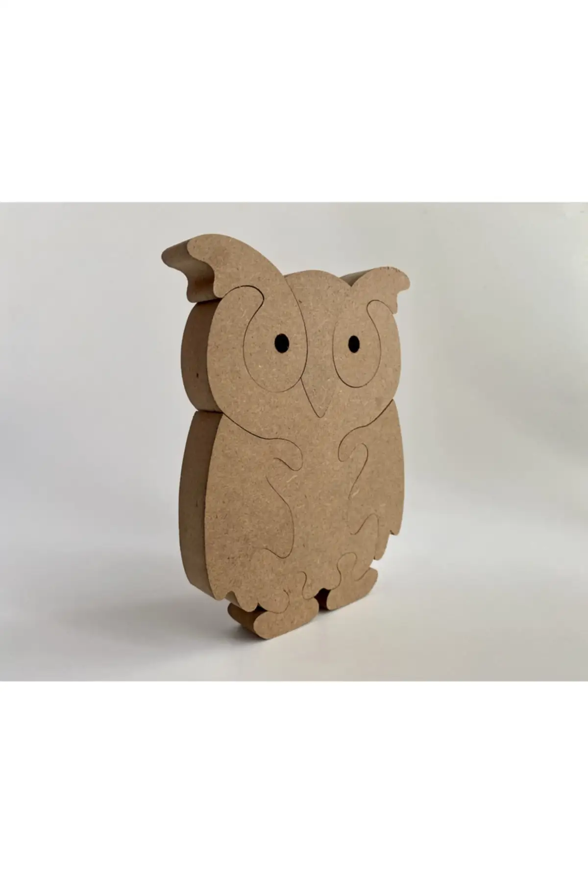 Eule Figur Pädagogisches Tutorial Holz Jigsaw Puzzle