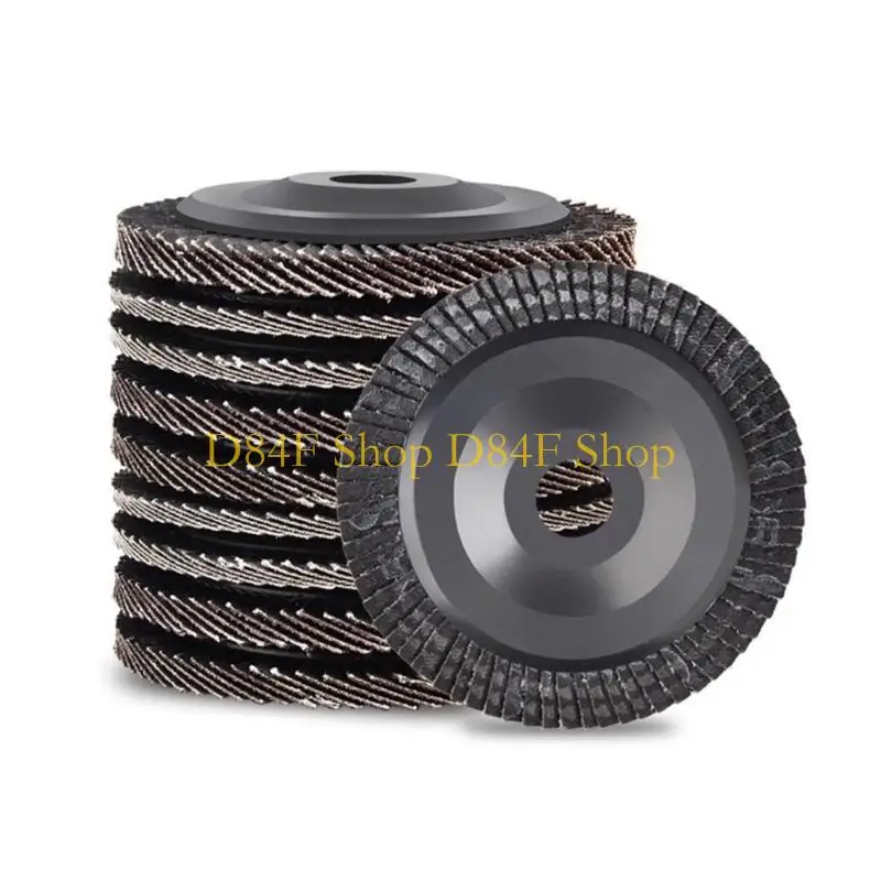 D84F 10cm Flap Discs Flap Sanding Disc Used for Rust, Paint, Ferrous Metals,