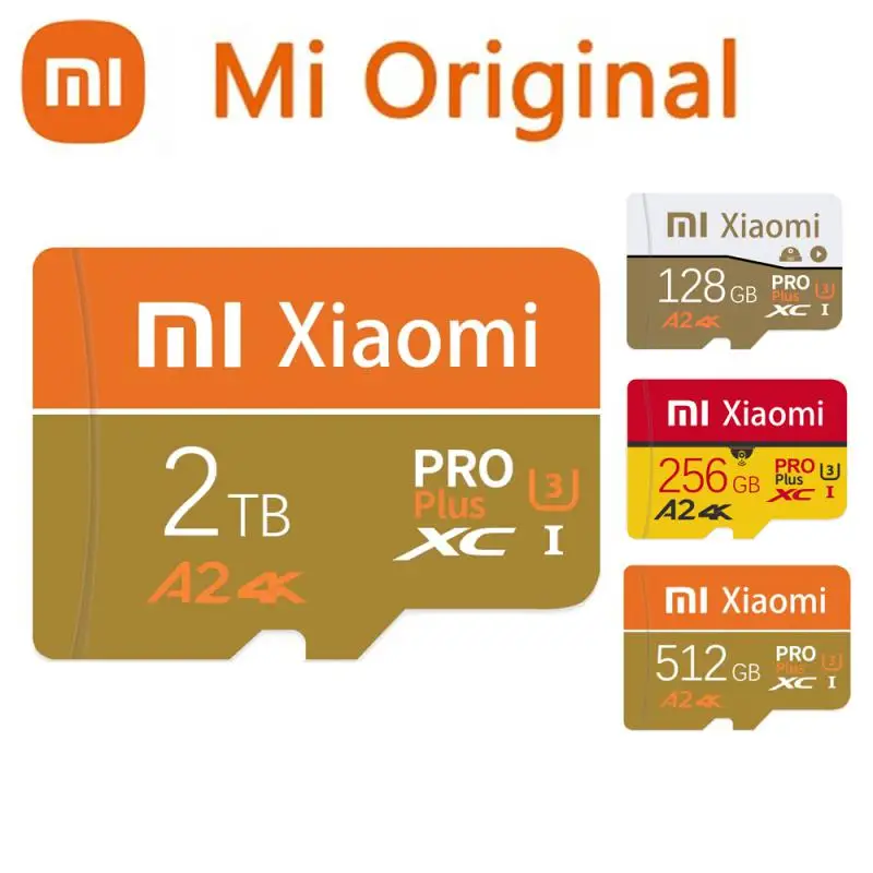 Xiaomi-tarjeta de memoria V60 4K, Micro TF SD de 2TB, resistente al agua, SD de 1TB, 512GB, 256GB, 128GB, para teléfono, cámara de ordenador, envío directo