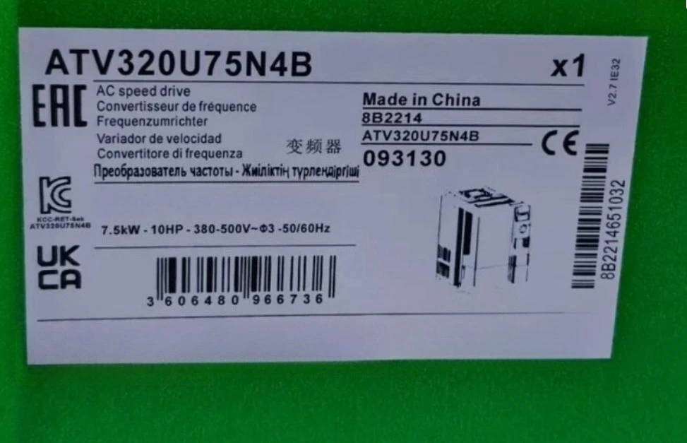 

Brand New 1PC ATV320U75N4B Fast Delivery