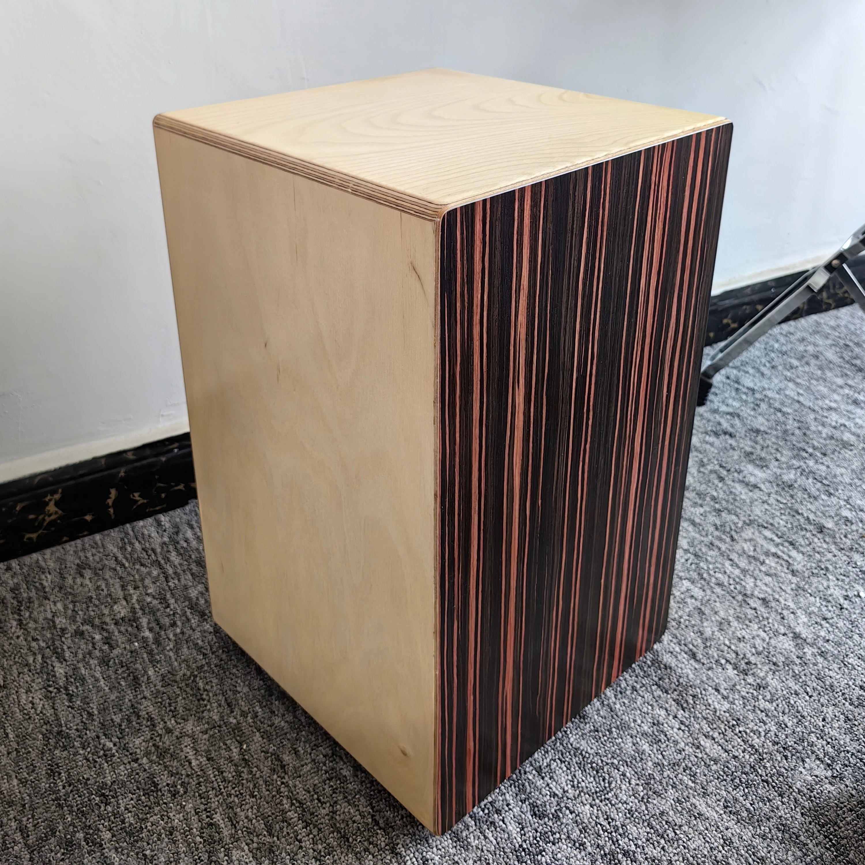 Cajon Drum,with Internal Guitar Strings  Birchwood Beat Cahone Drum with Backpack Dual Adjustable Straps