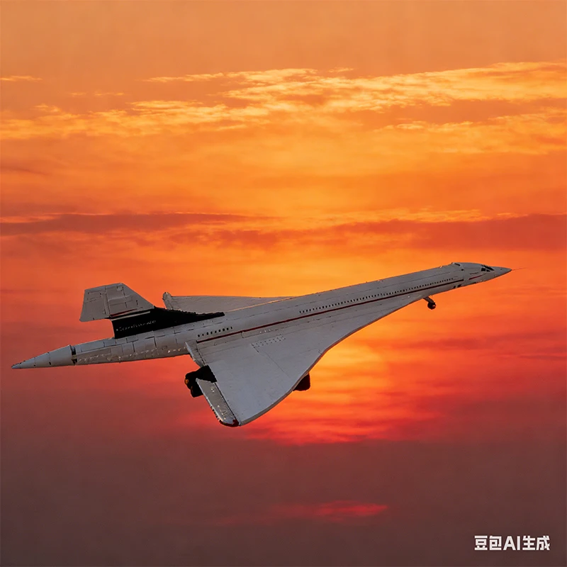 

Новый конструктор 2026 года: Сверхзвуковой самолет-истребитель Airbus Concorde, модель 10318, развивающая игрушка для детей, подарок на день рождения