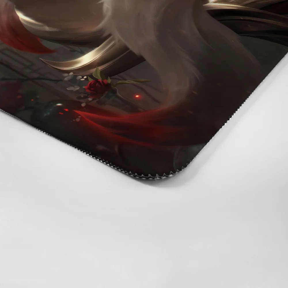 Ahri League of Legends Game Girl Mousepad Mouse Mat Desk Mat With Pad Gaming Accessories Prime Gaming XXL Keyboard Pad