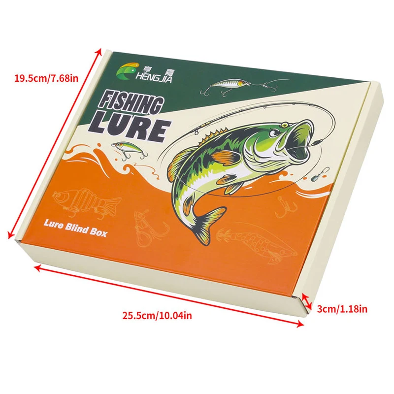 1pc Fishing lure gift package box ,Christmas gift box package,Fishing tackle package ,best gift for man(without fishing lures)