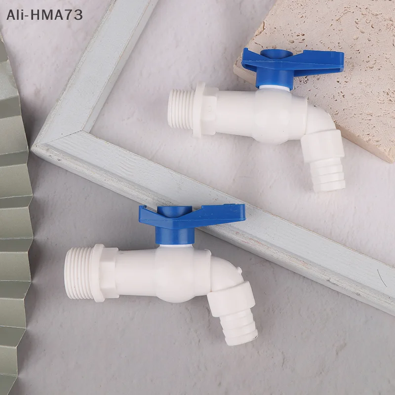 HMA73-1Pc Замена 1/2 3/4 "пластик наружная резьба кран для воды резервуар кран адаптер кран аквариумный клапан кран садовые аксессуары