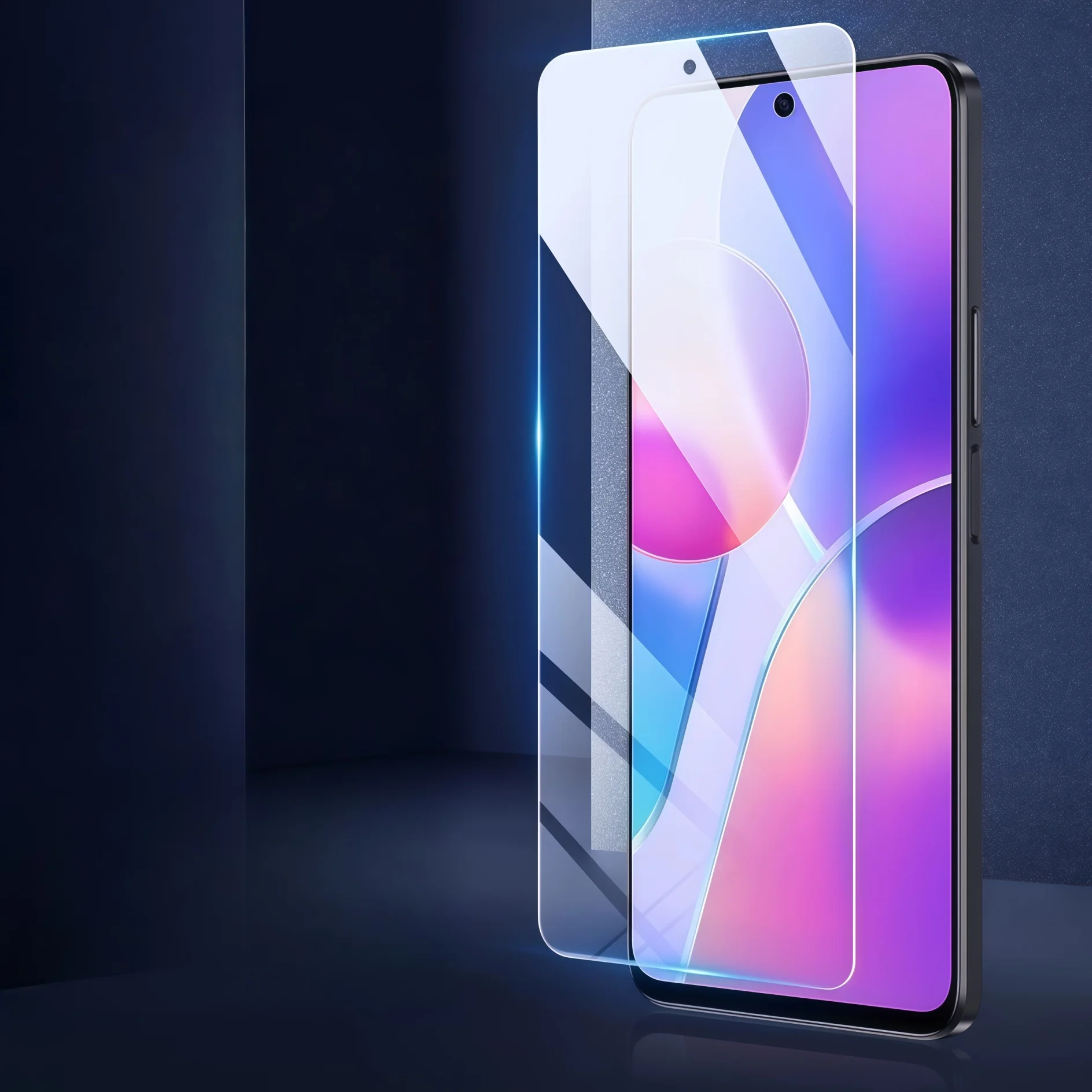 

2Pcs Anti-Blue Full Coverage Tempered Glass Phone Film Samsung Galaxy A52S/A52/A32/A22/A51/A41/A31,Anti Blue Light Eye Protectio