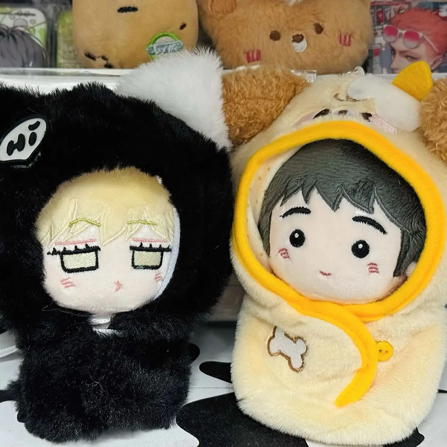 10cm Korean Manhwa The God of High School Chen Taixuan Deity in the Form of a Snake Plush Doll Lovely Backpack Keychain Gifts