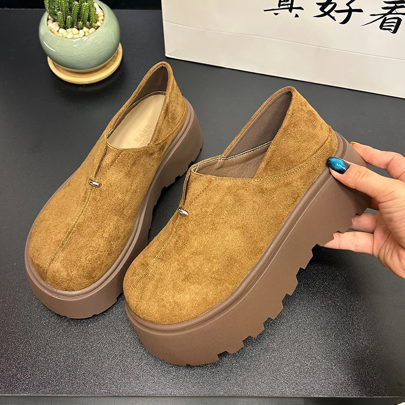 

Flats Women's Loafers Shoes Platform Fashion Sport Shoes Autumn 2025 Brand Sneakers New Comfort Dress Walking Mujer Zapatillas
