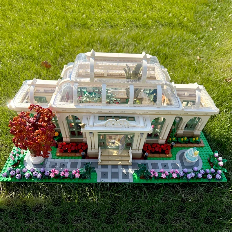 2025 New 3792PCS Botanical Garden Building Blocks Model Street View Architecture Assemble Bricks Toy Gift For Kid Boy Adult Girl