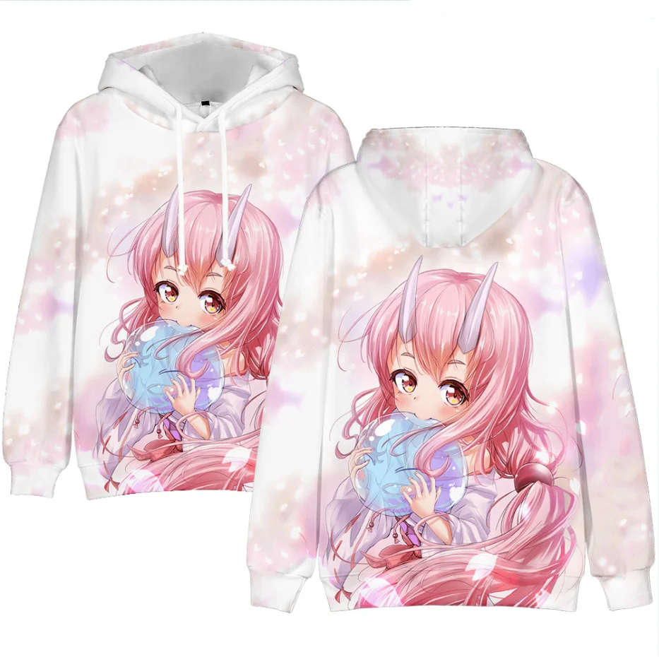 Hoodies Hiphop Werd Gereïncarneerd Als Een Slijm Rimuru Tempest Hoodies Mannen Vrouwen Casual Sweatshirt Japanse Cartoon 3d Hoodies