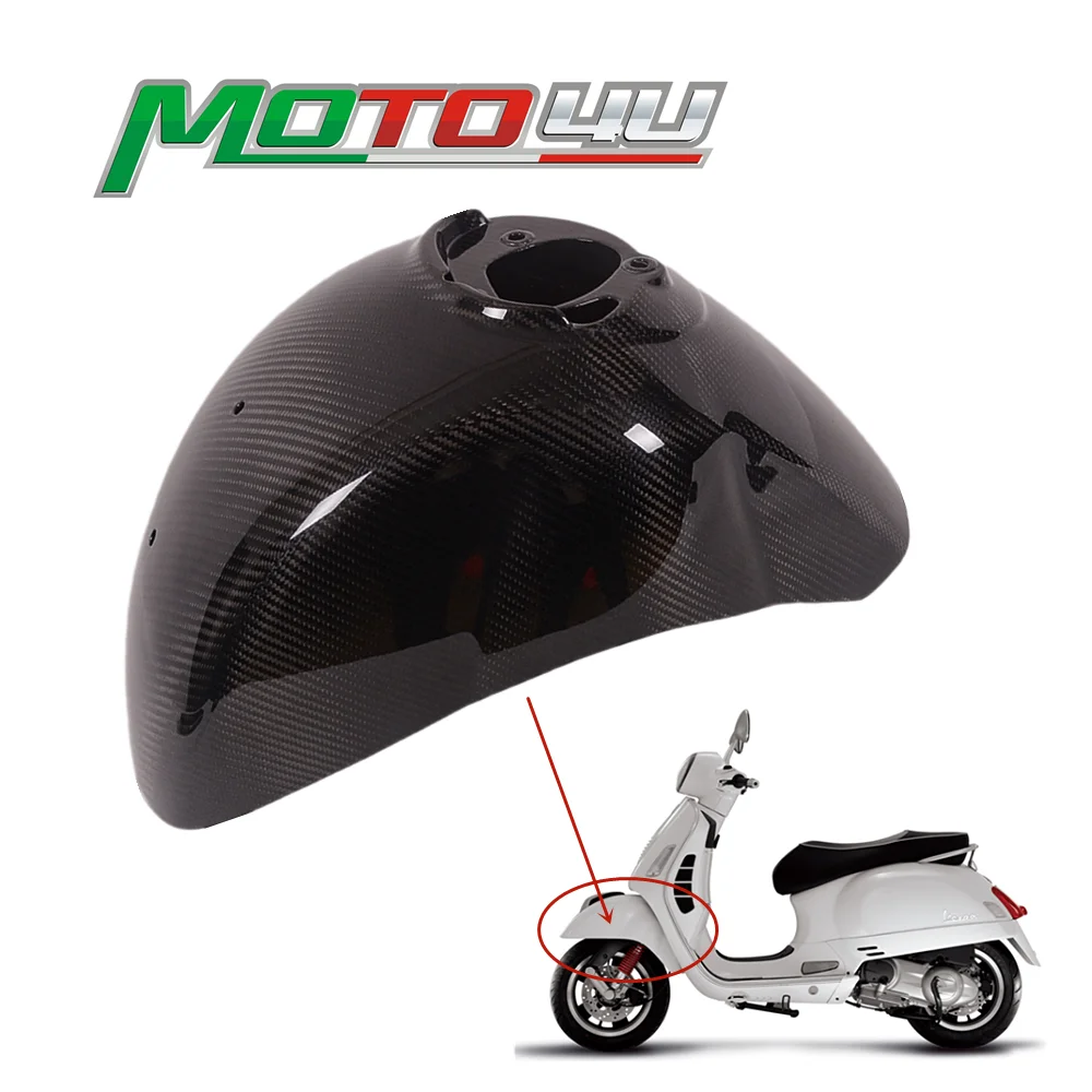 For GTS GTS300 Super 125ie 09-16 100% Carbon Fiber Front Fender Motorcycle Mudguard GT / GTS 125cc - 300cc