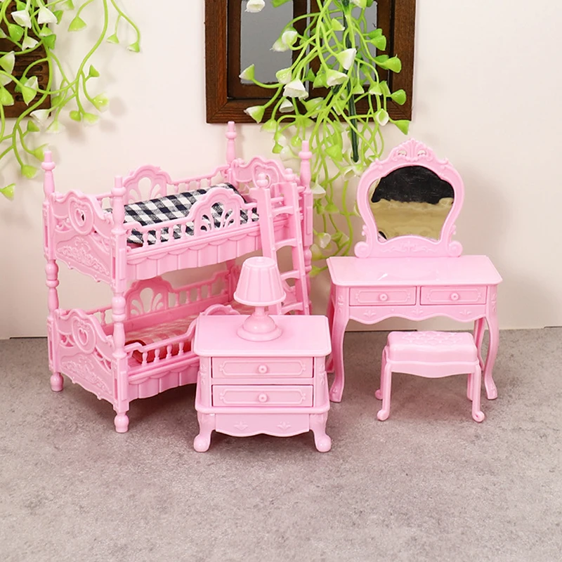 Simulation Furniture Bedroom Scene Miniature Model Ornament Home Furniture Doll Accessories For Doll House Bedroom Accessories