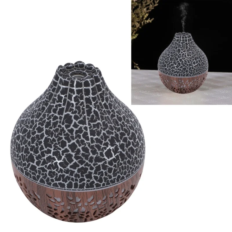USB Mini Aromatherapy Diffuser Luminous Silent Humidifier Auto Shut Off For Home Spa Bedroom Office