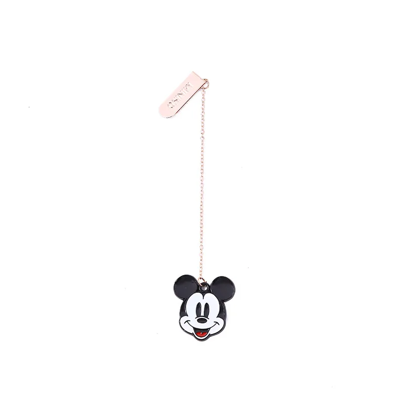 Imagem -04 - Disney-metal Marcadores para Livro Mouse Pato Pingente Clipes Binder Clipe de Papel Bookmark Escritório e Material Escolar 24 Peças Lote