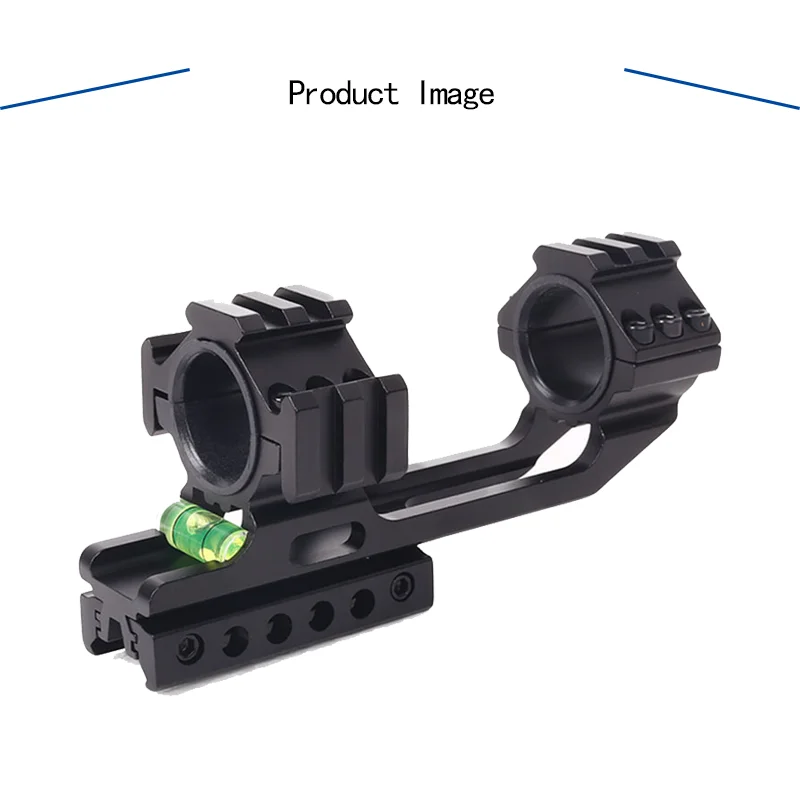 25.4/30mm level bracket, telescopic sight mounting base, balance pipe clamp bracket, integrated bubble level, dual rail ring