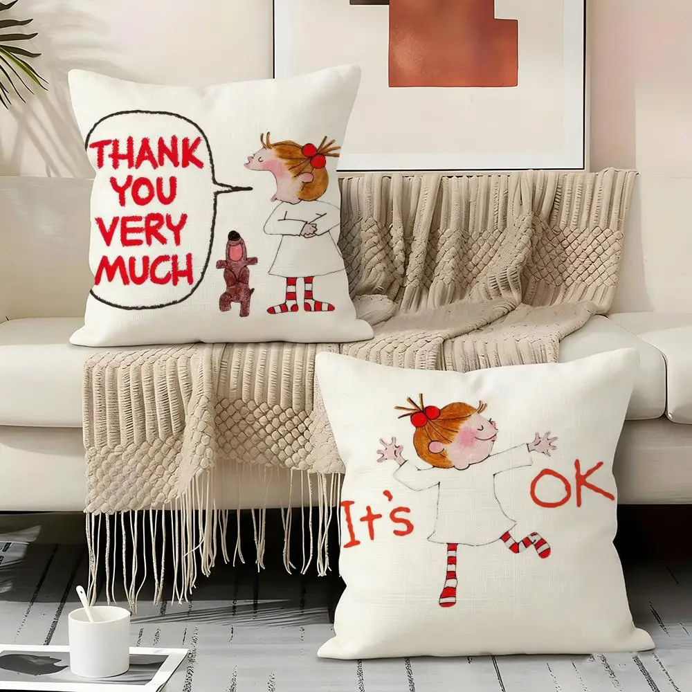 C-coco Art Pillow Case Pillowcase, Double-sided Printed, Sofa Cushion, Bedroom Headboard Pillow