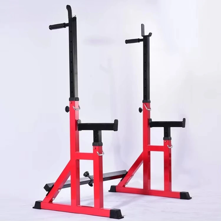 Power squat cage steel metal fitness equipment for training folding smiths with bench leather function