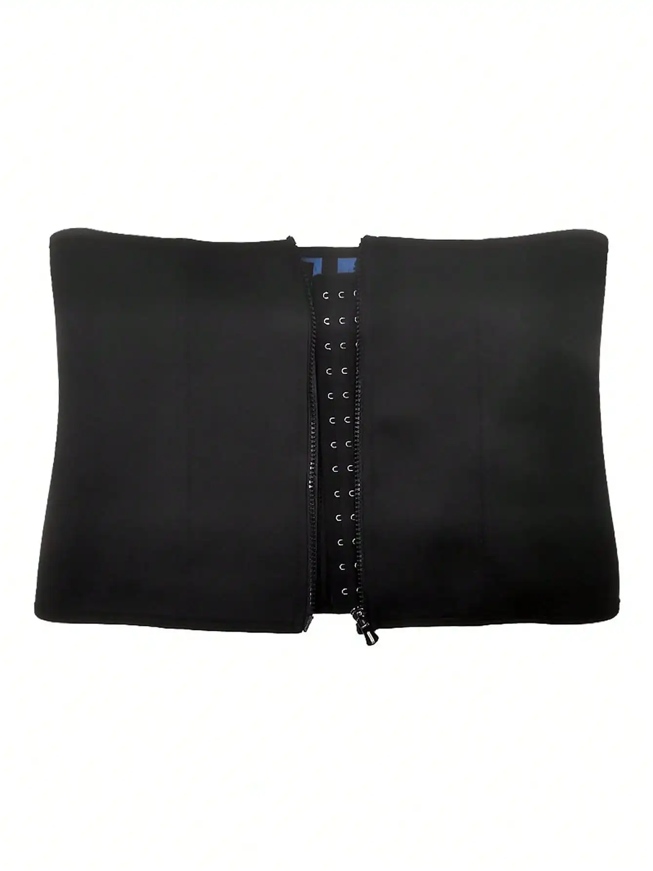 Women's Fitness Yoga Waist Trainer with 3-Row Hooks & Zipper, Sweat-Inducing Waist Shaping Belt, Abdominal Tightening Sports Wai