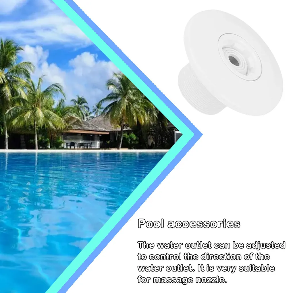 Swimming Pool Nozzle Drain Waterproof Water Outlet Shockproof Spray Jet