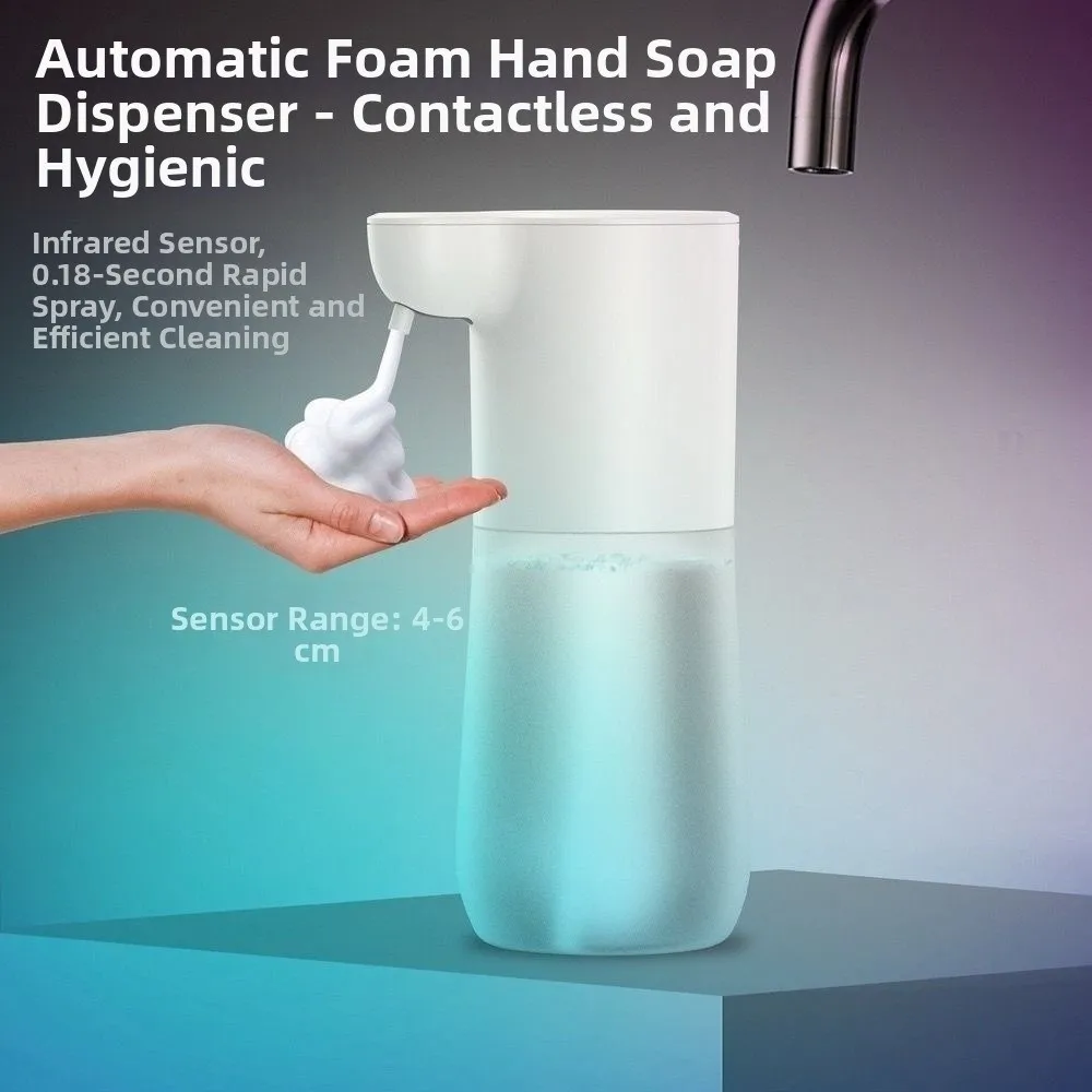 

650ML Automatic Induction Hand Washer Adjustable Dispensing USB Charging Smart Liquid Soap Dispenser Foam /Gel Technology